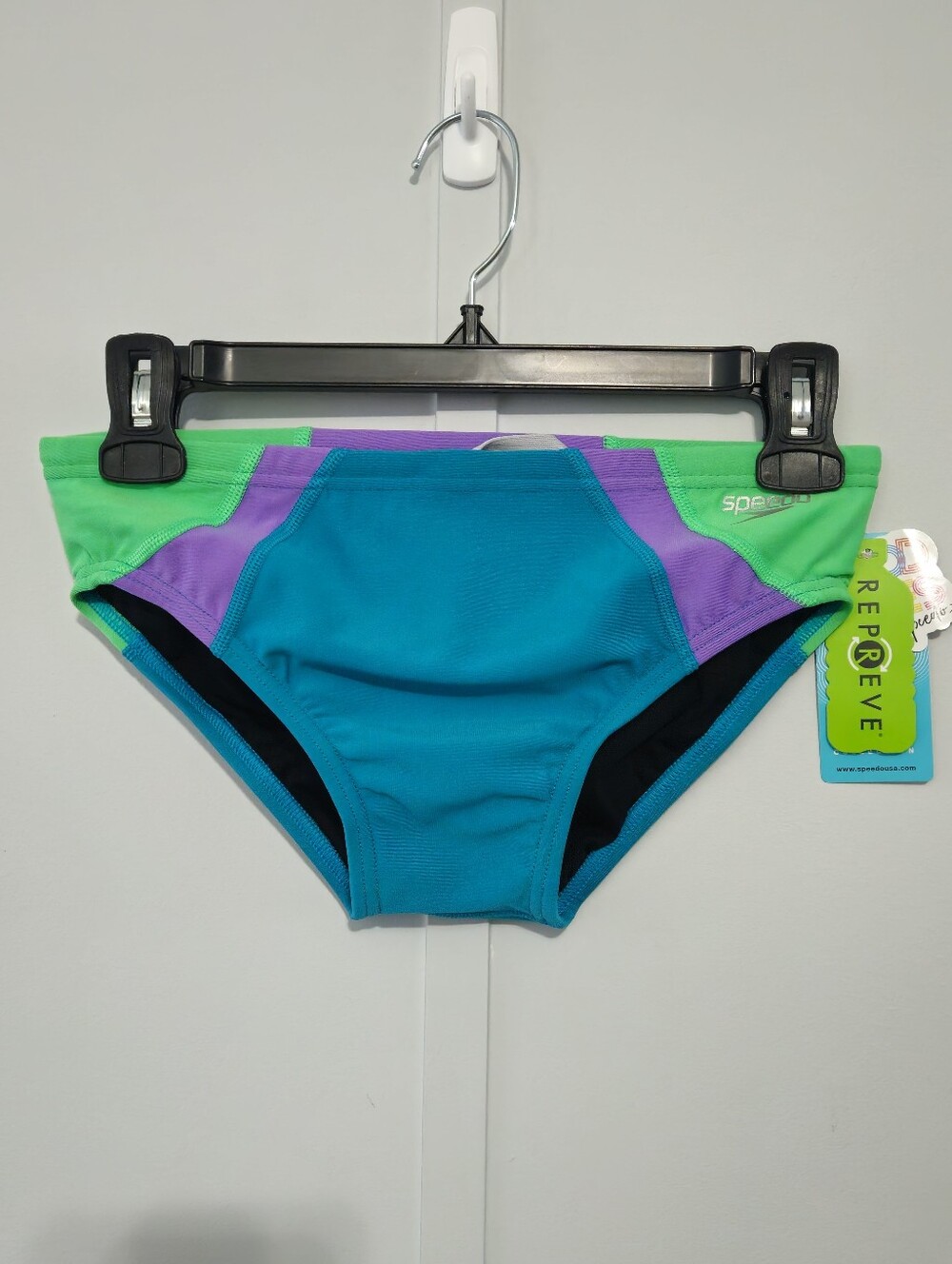 Speedo Eco Endurance Size 30 Boys Mens Swim Trunks with Elastic Drawstring Waist